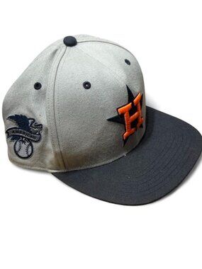 Houston Astros '47 Brand Gray Navy Orange MLB Snapback Hat H Star Houston MLB